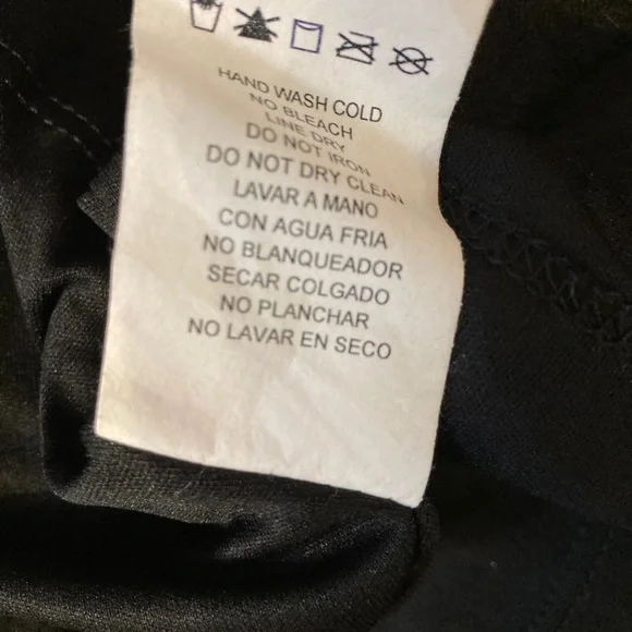 R&M Richards Black Glitter Shimmer Sleeveless Evening Tank Top Size L Large - Picture 7 of 9